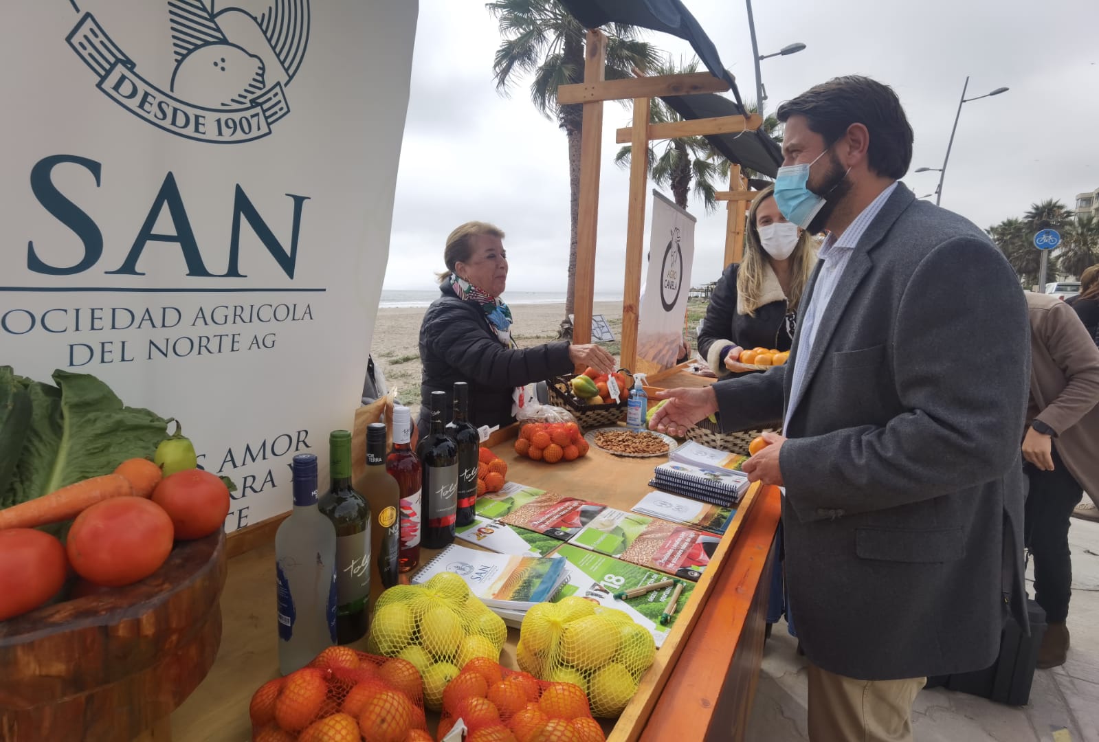 “Día De La Cocina Chilena” Tuvo Feria De Productos En La Avenida Del Mar De La Serena Donde Participó SAN